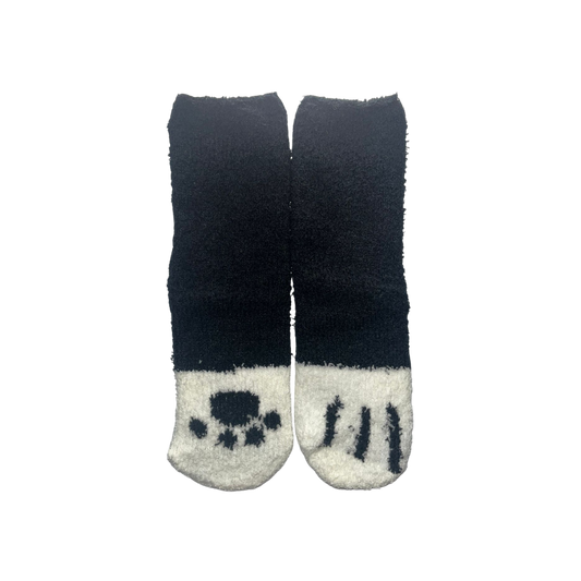 Calcetines patitas de gato negro mujer  35-43