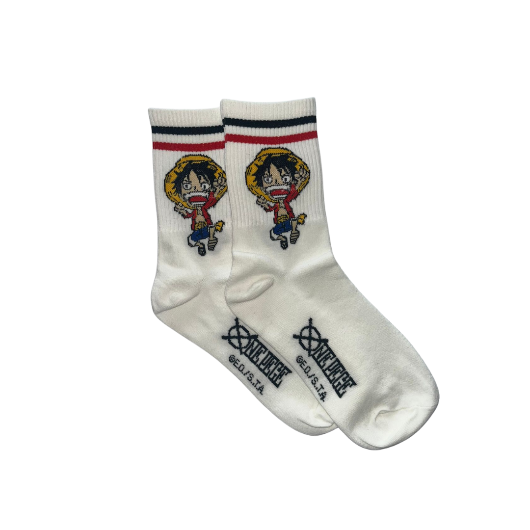 Calcetines cortos Luffy animado 35-43