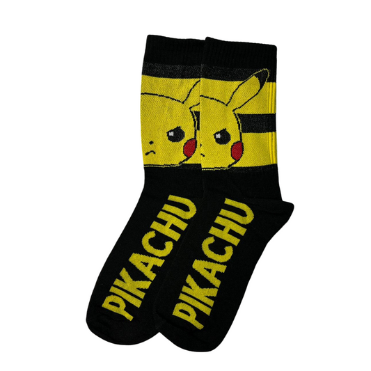 Calcetines de Pikachu negros 36-43