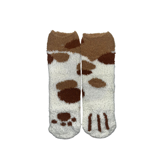 Calcetines patitas de gato manchitas de café  mujer  35-43
