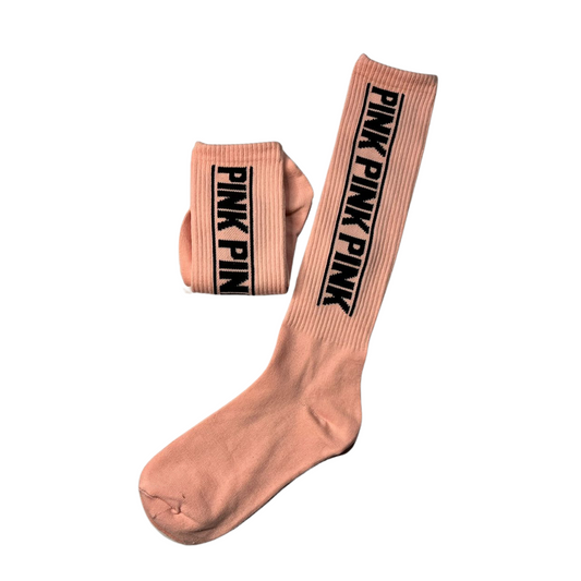 Calcetines Largos mujer Pink rosa palo 35-43
